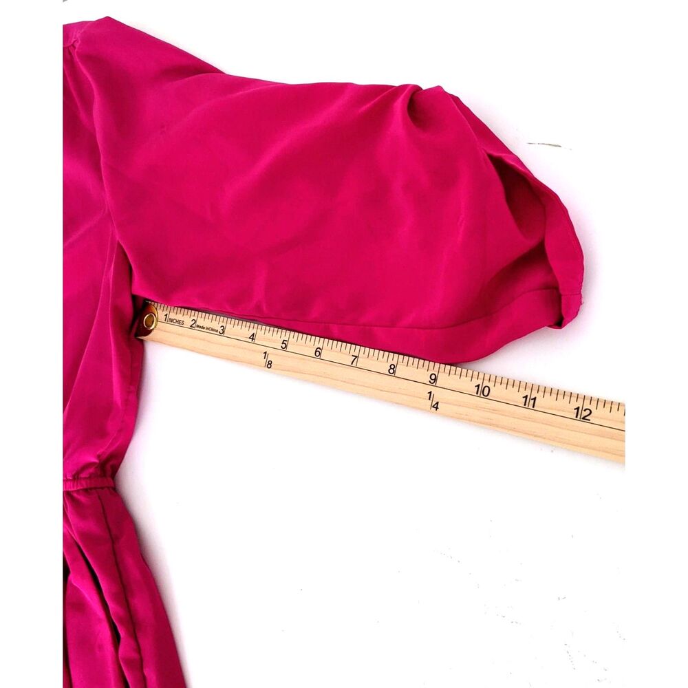 Women's Old Navy Hot Pink 3/4 Sleeve Dress Size M - Picture 6 of 8